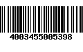 Código de Barras 4003455005398