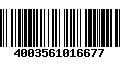 Código de Barras 4003561016677