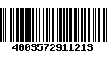 Código de Barras 4003572911213