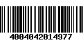 Código de Barras 4004042014977