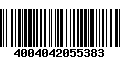 Código de Barras 4004042055383