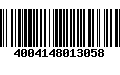 Código de Barras 4004148013058