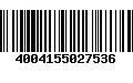 Código de Barras 4004155027536