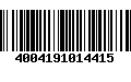 Código de Barras 4004191014415