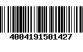 Código de Barras 4004191501427