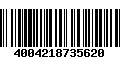 Código de Barras 4004218735620