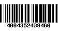 Código de Barras 4004352439460