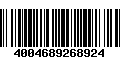 Código de Barras 4004689268924