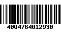 Código de Barras 4004764012930