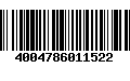 Código de Barras 4004786011522