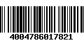 Código de Barras 4004786017821