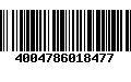 Código de Barras 4004786018477