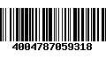 Código de Barras 4004787059318