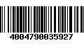 Código de Barras 4004790035927