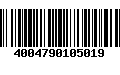 Código de Barras 4004790105019