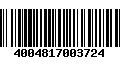 Código de Barras 4004817003724