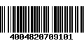 Código de Barras 4004820709101