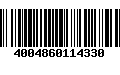 Código de Barras 4004860114330