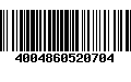 Código de Barras 4004860520704