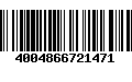 Código de Barras 4004866721471