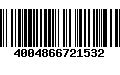 Código de Barras 4004866721532