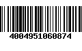 Código de Barras 4004951060874