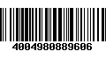 Código de Barras 4004980889606