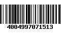 Código de Barras 4004997071513