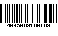 Código de Barras 4005009100689