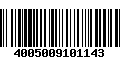 Código de Barras 4005009101143