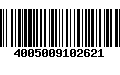 Código de Barras 4005009102621