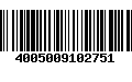 Código de Barras 4005009102751