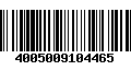 Código de Barras 4005009104465