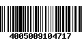 Código de Barras 4005009104717