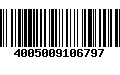 Código de Barras 4005009106797