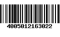 Código de Barras 4005012163022