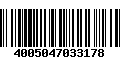 Código de Barras 4005047033178