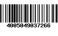 Código de Barras 4005049037266