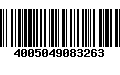 Código de Barras 4005049083263