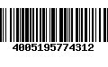 Código de Barras 4005195774312