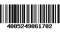 Código de Barras 4005249061702