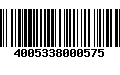 Código de Barras 4005338000575