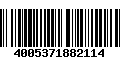 Código de Barras 4005371882114