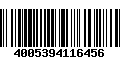 Código de Barras 4005394116456