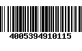 Código de Barras 4005394910115