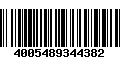 Código de Barras 4005489344382