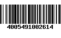 Código de Barras 4005491002614