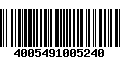 Código de Barras 4005491005240