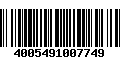 Código de Barras 4005491007749