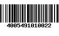 Código de Barras 4005491010022